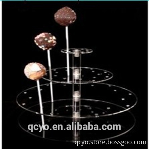 customized top plastic lollipop display stand